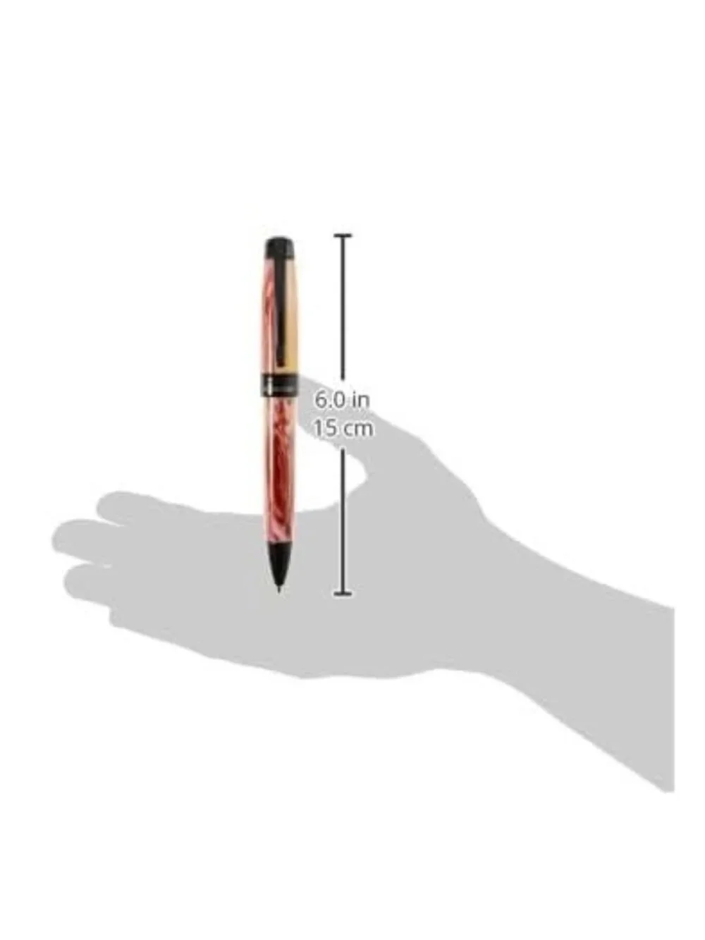 Monteverde USA Prima Red Swirl Ballpoint Pen | Brand New, Never Used
